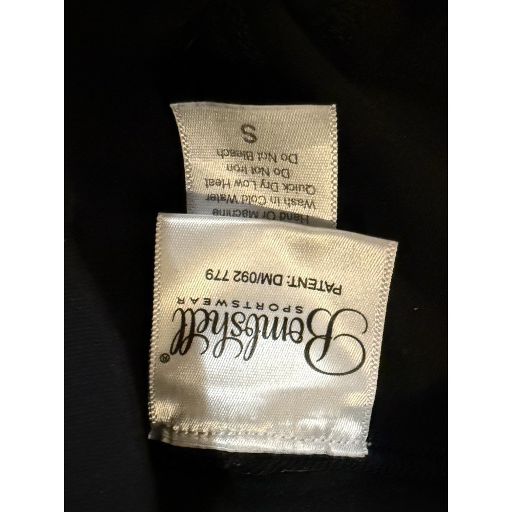 Bombshell Sportswear Blue Black White Thigh High Sock Leggings EUC Size Small
